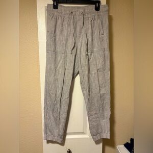 GAP light grey cotton joggers Sz M
